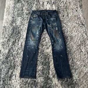 Cult of‎ Individuality Japanese Selvedge Rebel Straight Men Jeans 34x34 Y2K